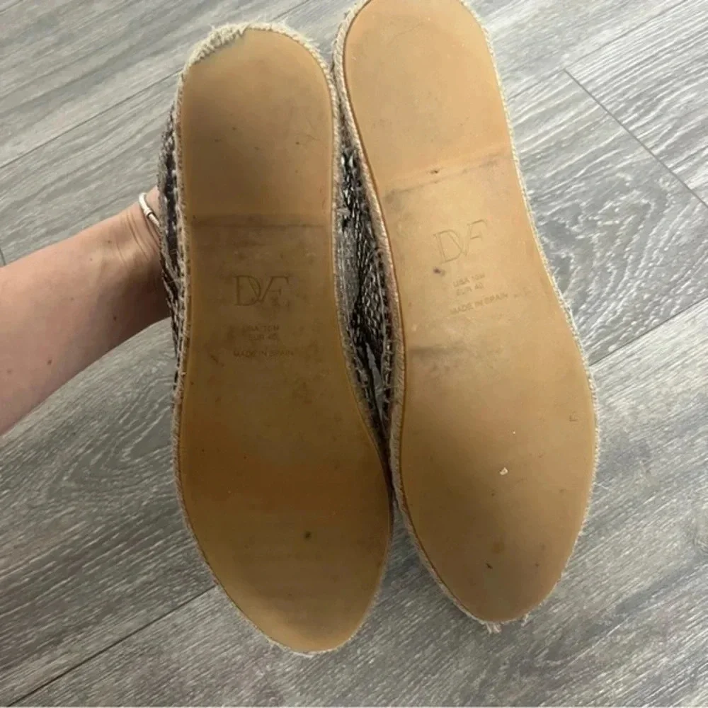 Diane Von Furstenberg Cairo Snakeskin Espadrille